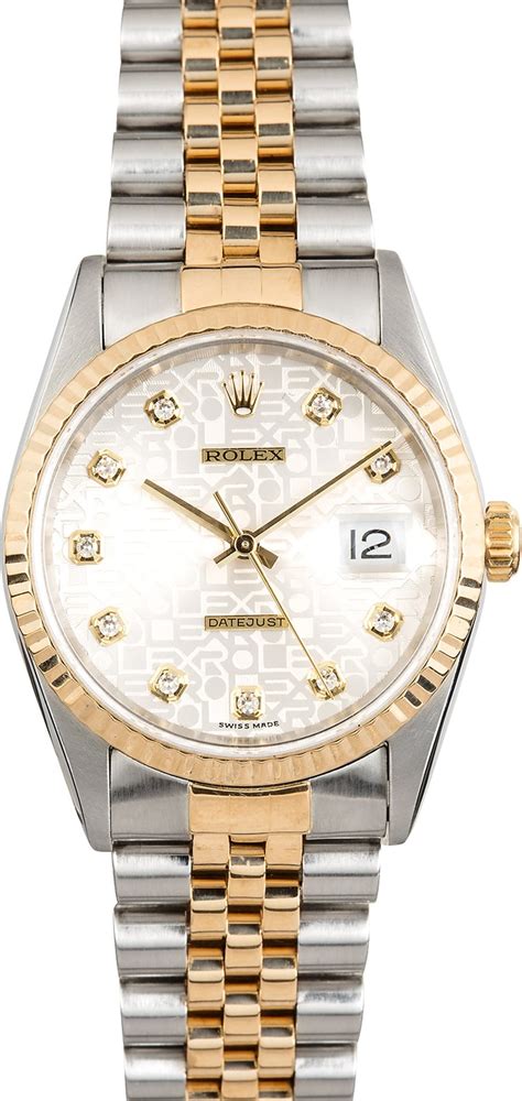 rolex watch mens 16233 jubilee diamond dial|Rolex datejust 36 16233.